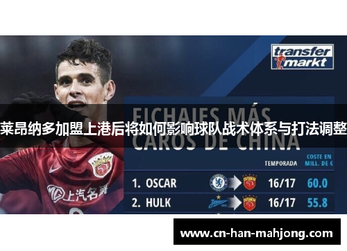 莱昂纳多加盟上港后将如何影响球队战术体系与打法调整