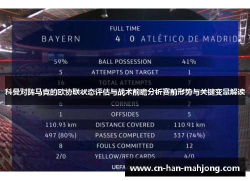 科曼对阵马竞的欧协联状态评估与战术前瞻分析赛前形势与关键变量解读